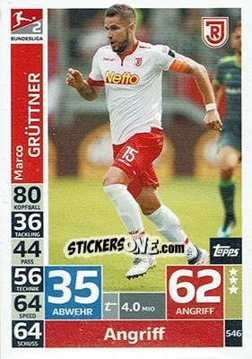 Figurina Marco Grüttner - German Fussball Bundesliga 2018-2019. Match Attax - Topps