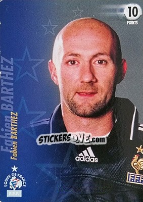 Cromo Fabien Barthez - L'Equipe De France De 1998 - 2002 - Panini