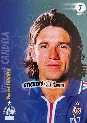 Cromo Vincent Candela - L'Equipe De France De 1998 - 2002 - Panini