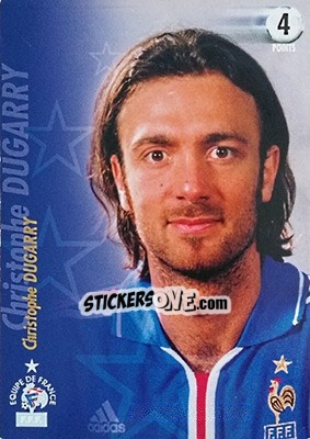 Cromo Christophe Dugarry - L'Equipe De France De 1998 - 2002 - Panini