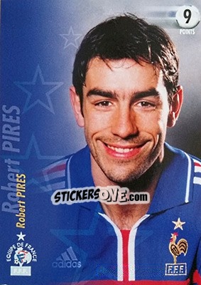 Sticker Robert Pires - L'Equipe De France De 1998 - 2002 - Panini