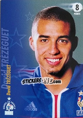 Sticker David Trezeguet - L'Equipe De France De 1998 - 2002 n. 22 - Panini