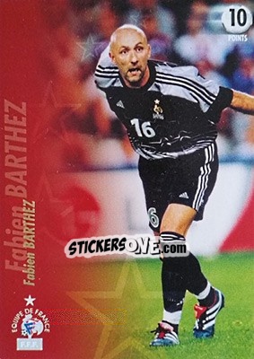 Sticker Fabien Barthez - L'Equipe De France De 1998 - 2002 - Panini