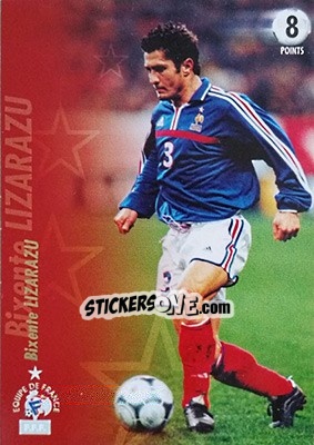 Cromo Bixente Lizarazu - L'Equipe De France De 1998 - 2002 - Panini