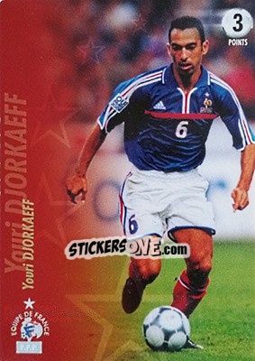 Figurina Youri Djorkaeff - L'Equipe De France De 1998 - 2002 - Panini