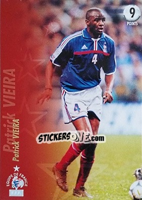 Figurina Patrick Vieira - L'Equipe De France De 1998 - 2002 - Panini