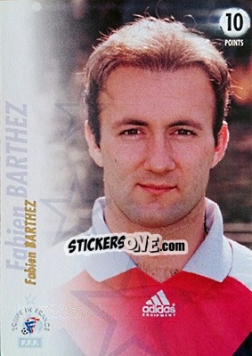 Cromo Fabien Barthez - L'Equipe De France De 1998 - 2002 - Panini