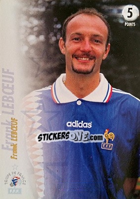 Cromo Frank Leboeuf - L'Equipe De France De 1998 - 2002 - Panini