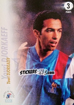 Sticker Youri Djorkaeff - L'Equipe De France De 1998 - 2002 - Panini