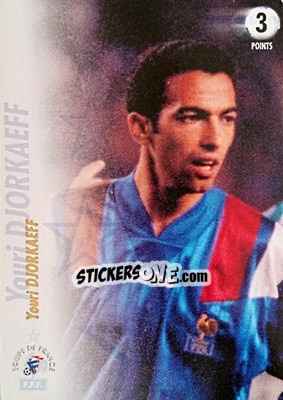 Cromo Youri Djorkaeff - L'Equipe De France De 1998 - 2002 - Panini