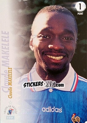 Sticker Claude Makelele - L'Equipe De France De 1998 - 2002 - Panini