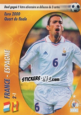 Sticker La morsure du « Snake » - L'Equipe De France De 1998 - 2002 - Panini