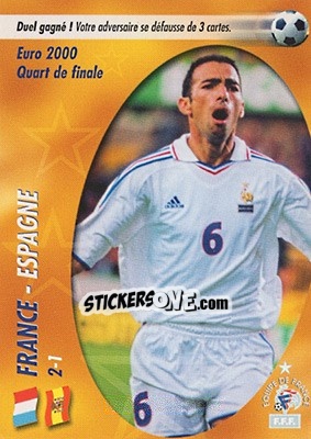 Cromo La morsure du « Snake » - L'Equipe De France De 1998 - 2002 - Panini