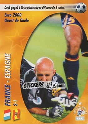 Figurina Et Raul pris son élan,,, - L'Equipe De France De 1998 - 2002 - Panini