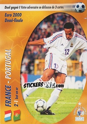 Cromo Une égalisation,,,, - L'Equipe De France De 1998 - 2002 - Panini