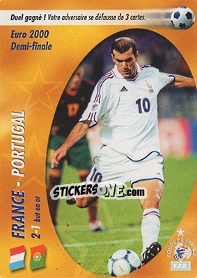 Sticker Un Zidane décisif, - L'Equipe De France De 1998 - 2002 - Panini