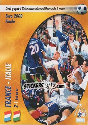 Sticker La remise du trophée - L'Equipe De France De 1998 - 2002 - Panini