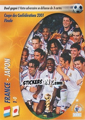 Cromo La 3è coupe,,,, - L'Equipe De France De 1998 - 2002 - Panini