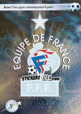 Cromo Joker - L'Equipe De France De 1998 - 2002 - Panini