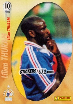 Sticker Lilian THURAM - L'Equipe De France De 1998 - 2002 - Panini