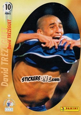 Sticker David TREZEGUET - L'Equipe De France De 1998 - 2002 - Panini