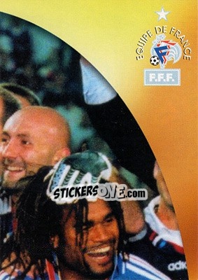 Sticker Euro 2000 - L'Equipe De France De 1998 - 2002 - Panini