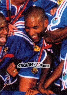 Sticker Euro 2000 - L'Equipe De France De 1998 - 2002 - Panini