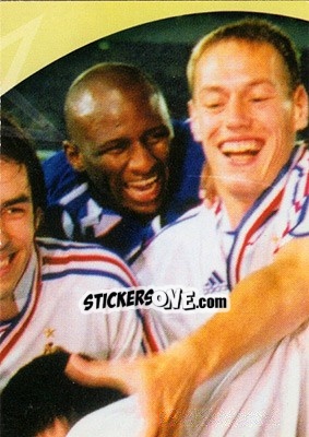 Sticker Coupe des Confédérations 2001 - L'Equipe De France De 1998 - 2002 n. 123 - Panini