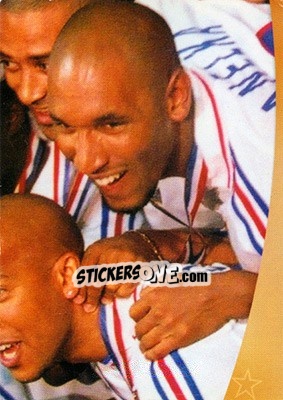 Sticker Coupe des Confédérations 2001 - L'Equipe De France De 1998 - 2002 - Panini