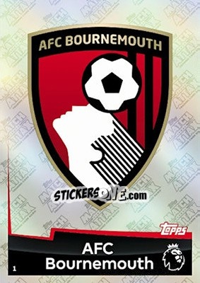Sticker Club Badge - English Premier League 2018-2019. Match Attax n. 1 - Topps