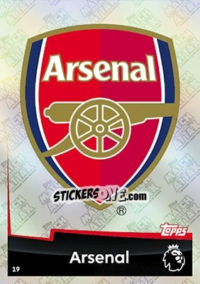 Sticker Club Badge - English Premier League 2018-2019. Match Attax n. 19 - Topps