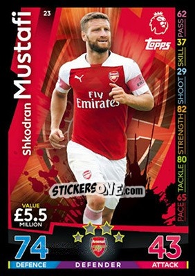 Sticker Shkodran Mustafi