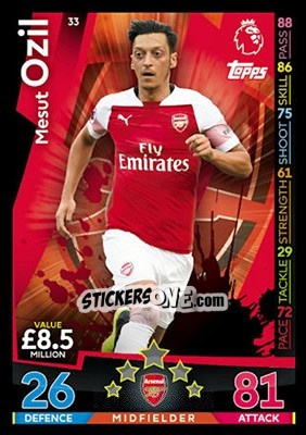 Sticker Mesut Özil