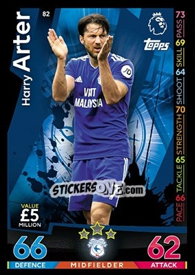 Figurina Harry Arter - English Premier League 2018-2019. Match Attax - Topps