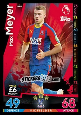 Figurina Max Meyer - English Premier League 2018-2019. Match Attax - Topps