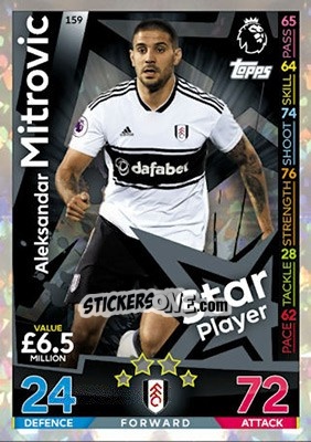 Sticker Andre-Frank Zambo Anguissa - English Premier League 2018-2019. Match Attax n. 159 - Topps