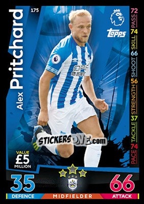 Sticker Alex Pritchard - English Premier League 2018-2019. Match Attax - Topps