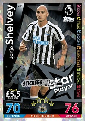 Cromo Jonjo Shelvey - English Premier League 2018-2019. Match Attax - Topps