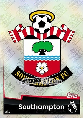Sticker Club Badge - English Premier League 2018-2019. Match Attax n. 271 - Topps