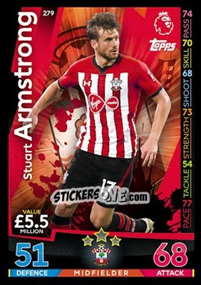 Sticker Stuart Armstrong - English Premier League 2018-2019. Match Attax - Topps