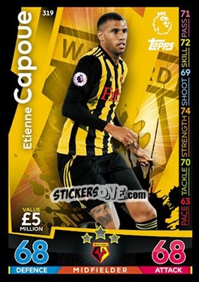 Figurina Etienne Capoue - English Premier League 2018-2019. Match Attax - Topps