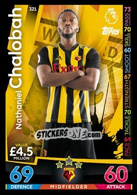 Figurina Nathaniel Chalobah - English Premier League 2018-2019. Match Attax - Topps