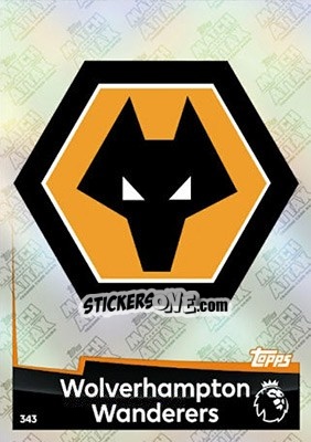 Sticker Club Badge - English Premier League 2018-2019. Match Attax n. 343 - Topps