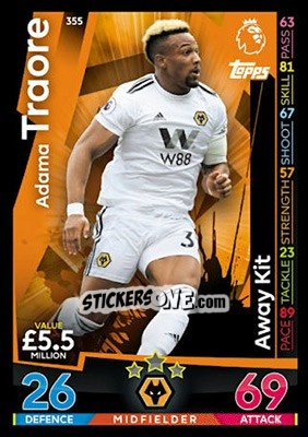 Sticker Adama Traore