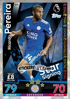 Sticker Ricardo Pereira - English Premier League 2018-2019. Match Attax - Topps