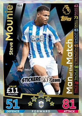 Cromo Steve Mounie - English Premier League 2018-2019. Match Attax - Topps