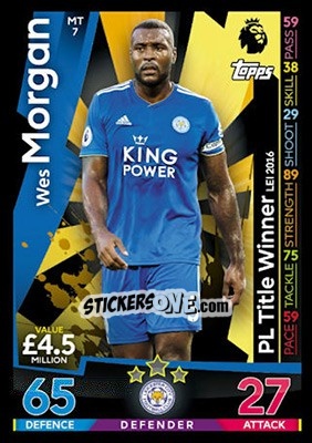 Sticker Wes Morgan