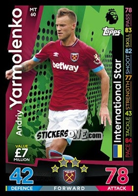 Sticker Andriy Yarmolenko