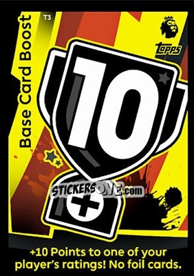 Sticker Base Card Boost - English Premier League 2018-2019. Match Attax n. T3 - Topps
