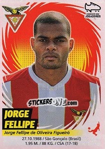 Sticker Jorge Fellipe - Futebol 2018-2019 n. 25 - Panini